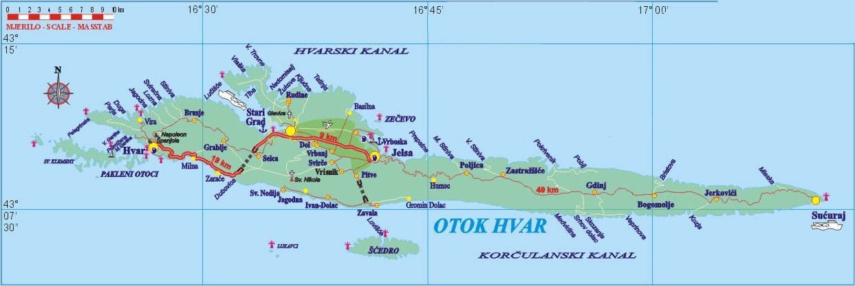 karta hvara