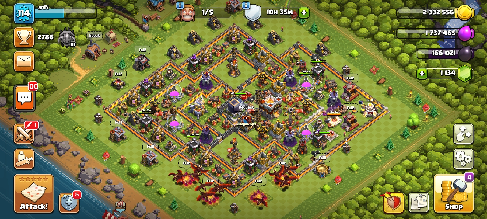 Clash of clans my base
